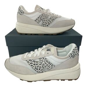 New Balance 370 Unisex Fashion Trainers in Moonbeam Leopard - 5.5 Men 7 Wmn NIB